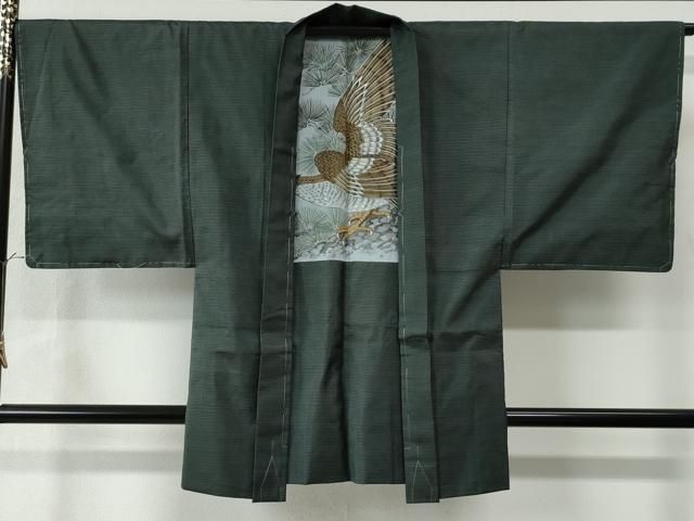 平和屋着物○上質な紬 総絞り 吉祥花文 やまと誂製 正絹