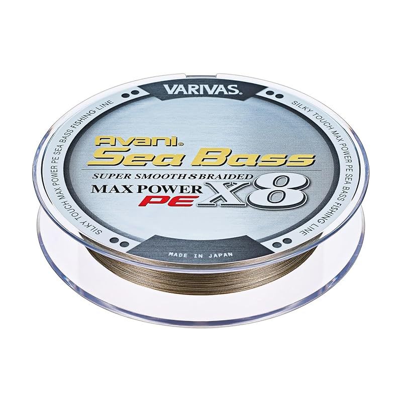 VARIVAS(バリバス) ライン アバニ シーバス PE マッスク パワー X8 8本 150M 0.8号 13.7LB ステータスゴールド 0