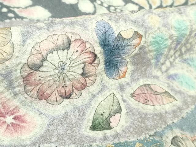 平和屋本店□極上 越後十日町の一流染匠 桐屋・翠山工房 訪問着 辻が花