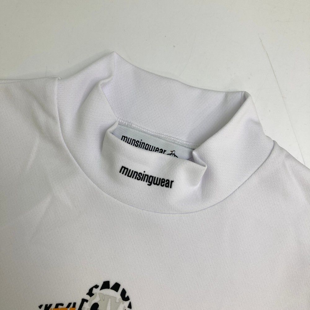 サイズ：S MUNSING WEAR マンシングウェア ハイネック 半袖T