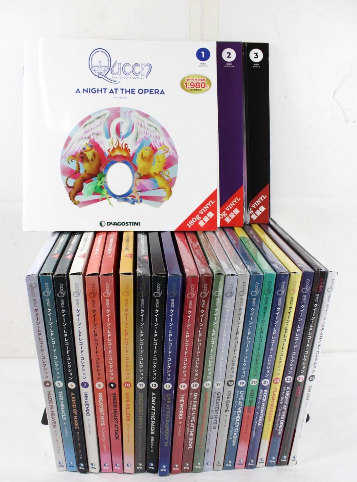 デアゴスティーニ クイーン LPレコード コレクション 1-25巻セット 冊子付き QUEEN オーディオ 音楽 ITBG6LTKHL7W-E65-byebye