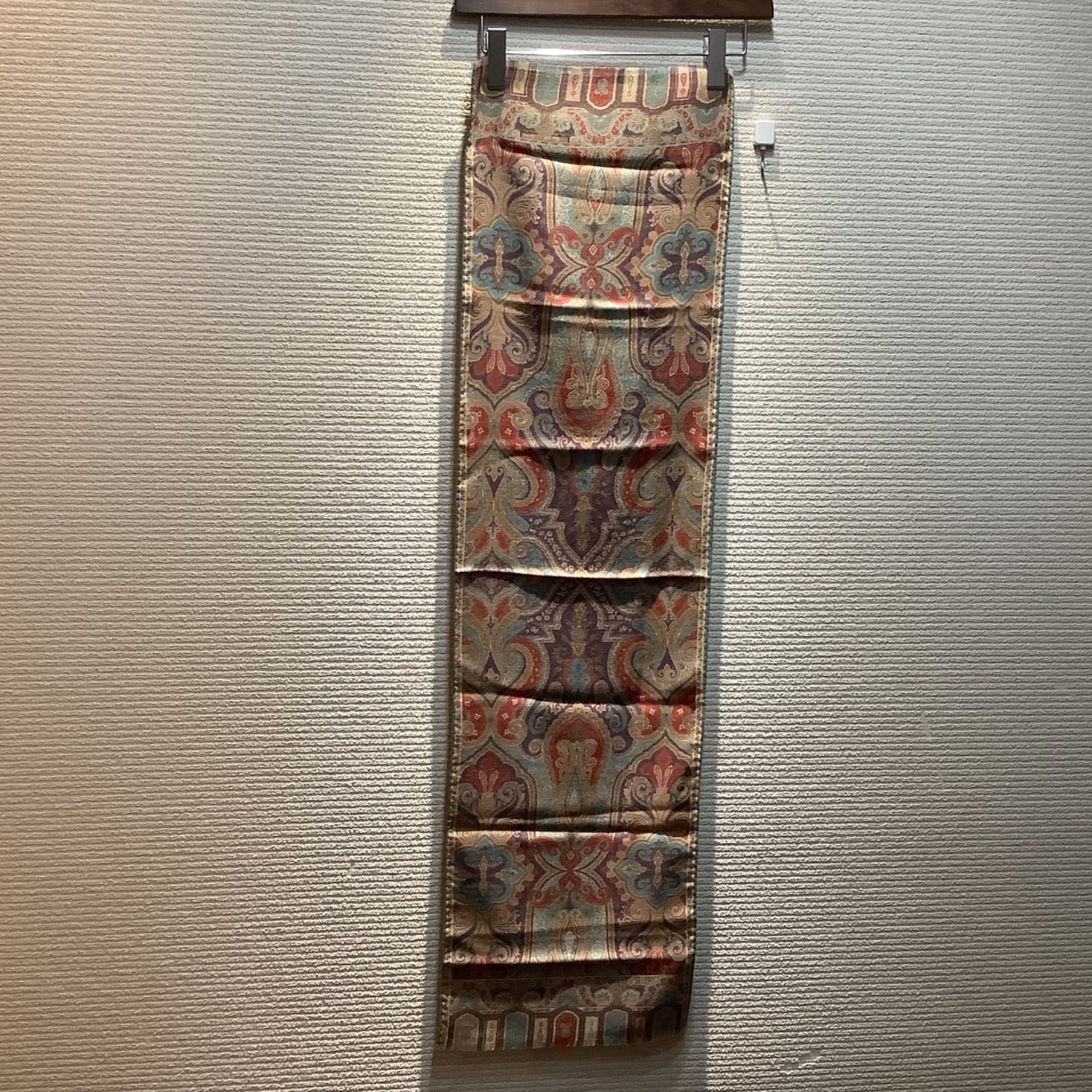 ETRO(エトロ) ストール(ショール)美品  - ブラウン×ダークブラウン×ダークイエロー ペイズリー柄 ウール、シルク 楽天市場】エトロ 大判ストール ショール ウール×シルク ブラウン
