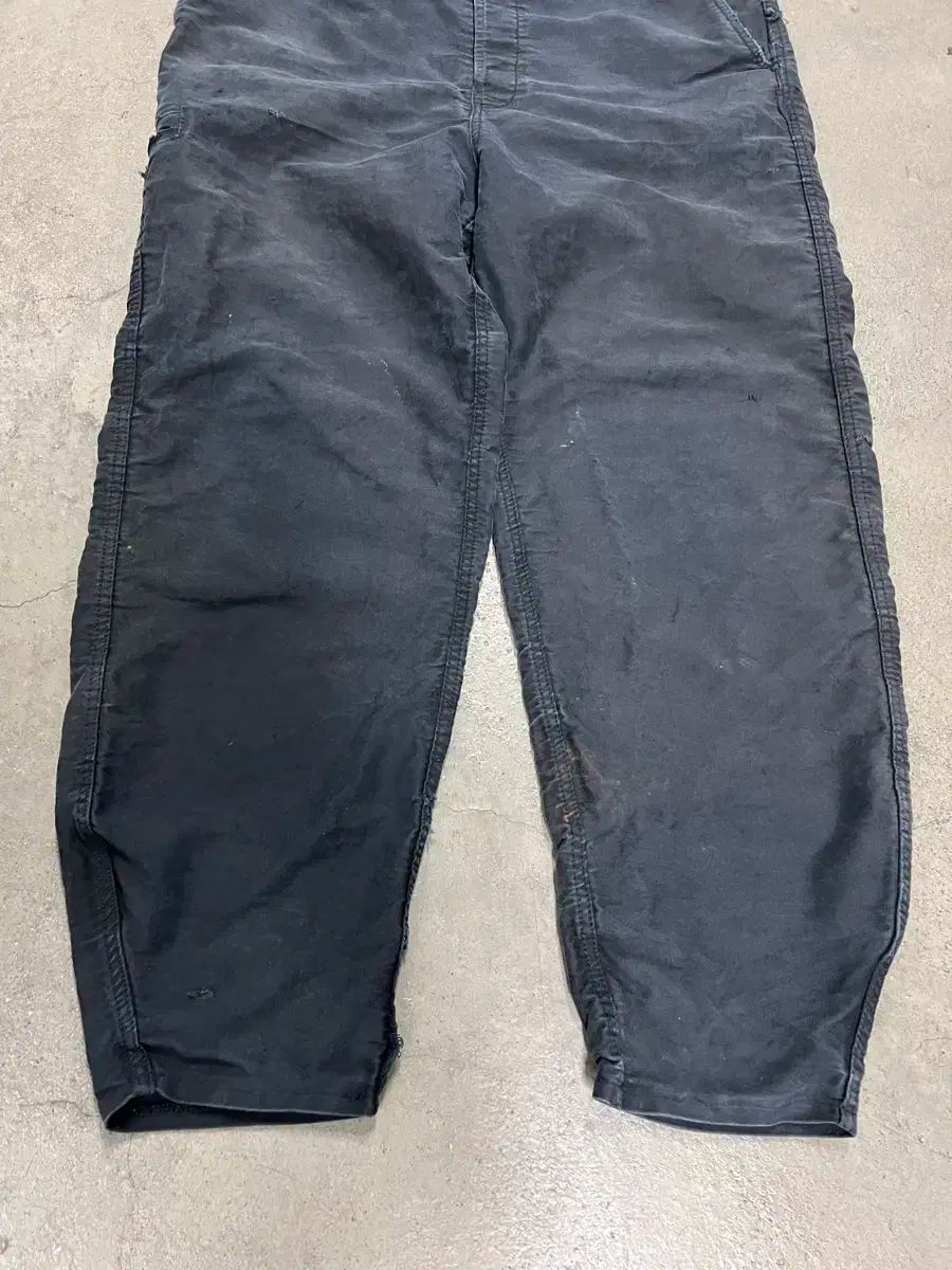 ヴィンテージEuroモールスキンパンツ ユーロワーク モールスキン ワークパンツ 赤ステッチ XL相当