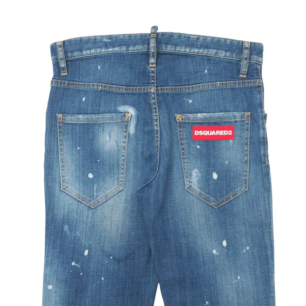 DSQUARED2 ダメージ加工ジーンズ Crashed 美品 SALE‼️ □美品□DSQUARED2 ディースクエアード Run Dan JEAN ラン ダン