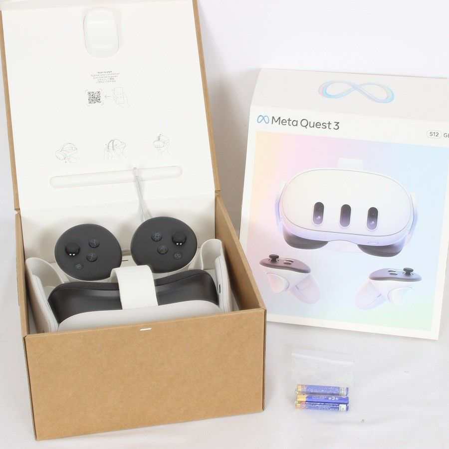 美品】Meta Quest 3 512GB VR ヘッドマウントディスプレイ