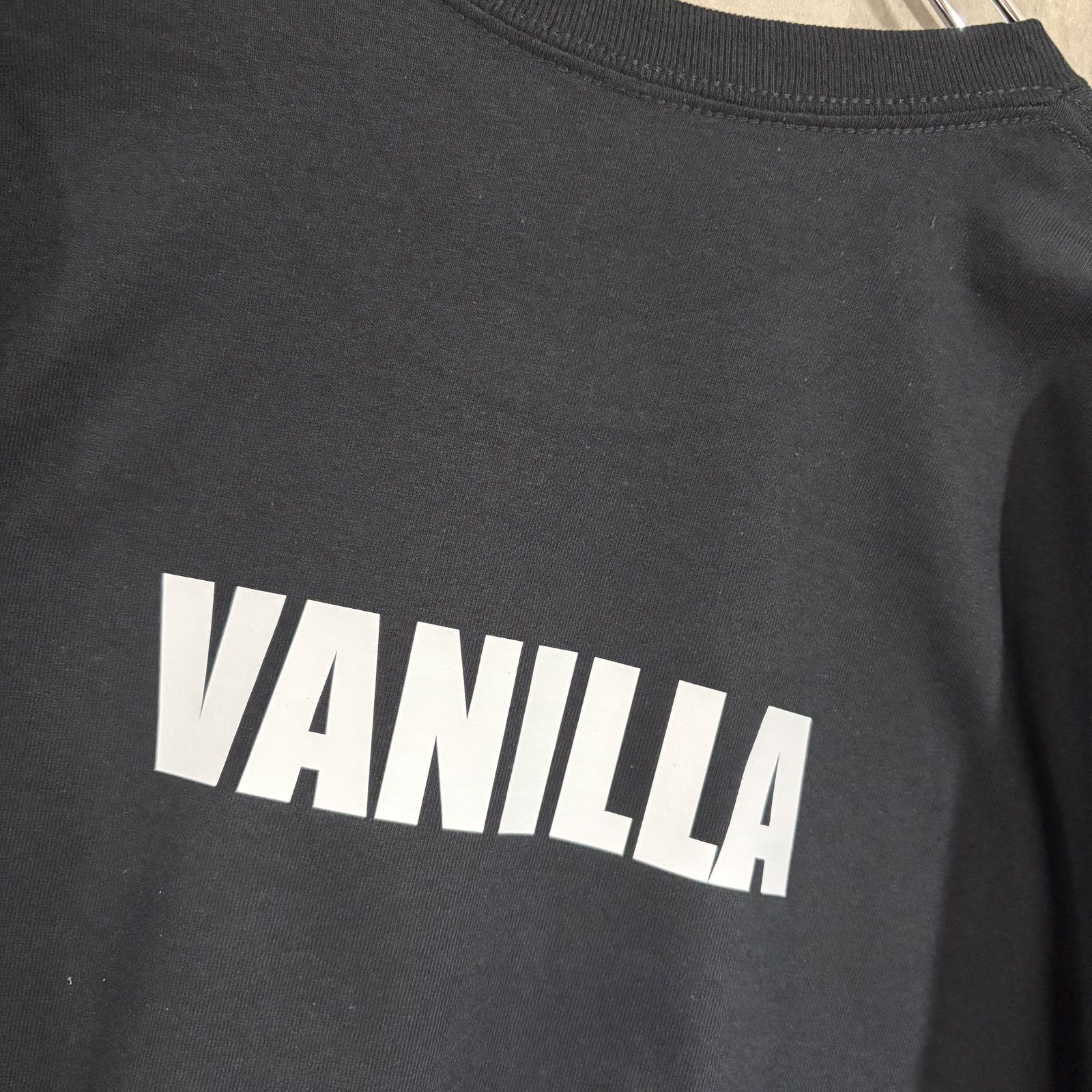 M・L・XL】企業ロゴ ハーゲンダッツ Tシャツ バニラ ブラック DJ 90S