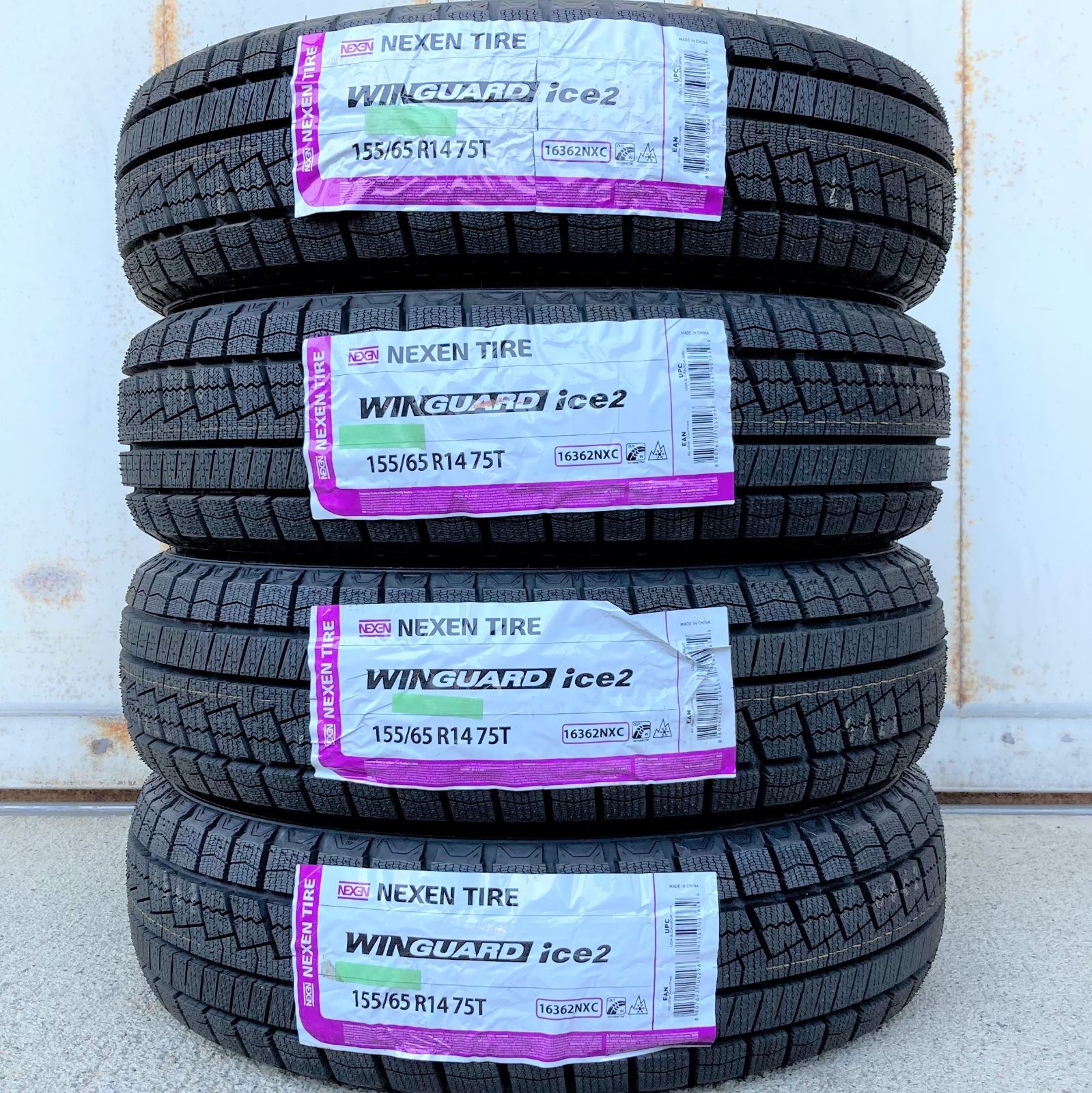 155/65R14 スタッドレス 新品 ４本セット ネクセン ウィンガードアイス