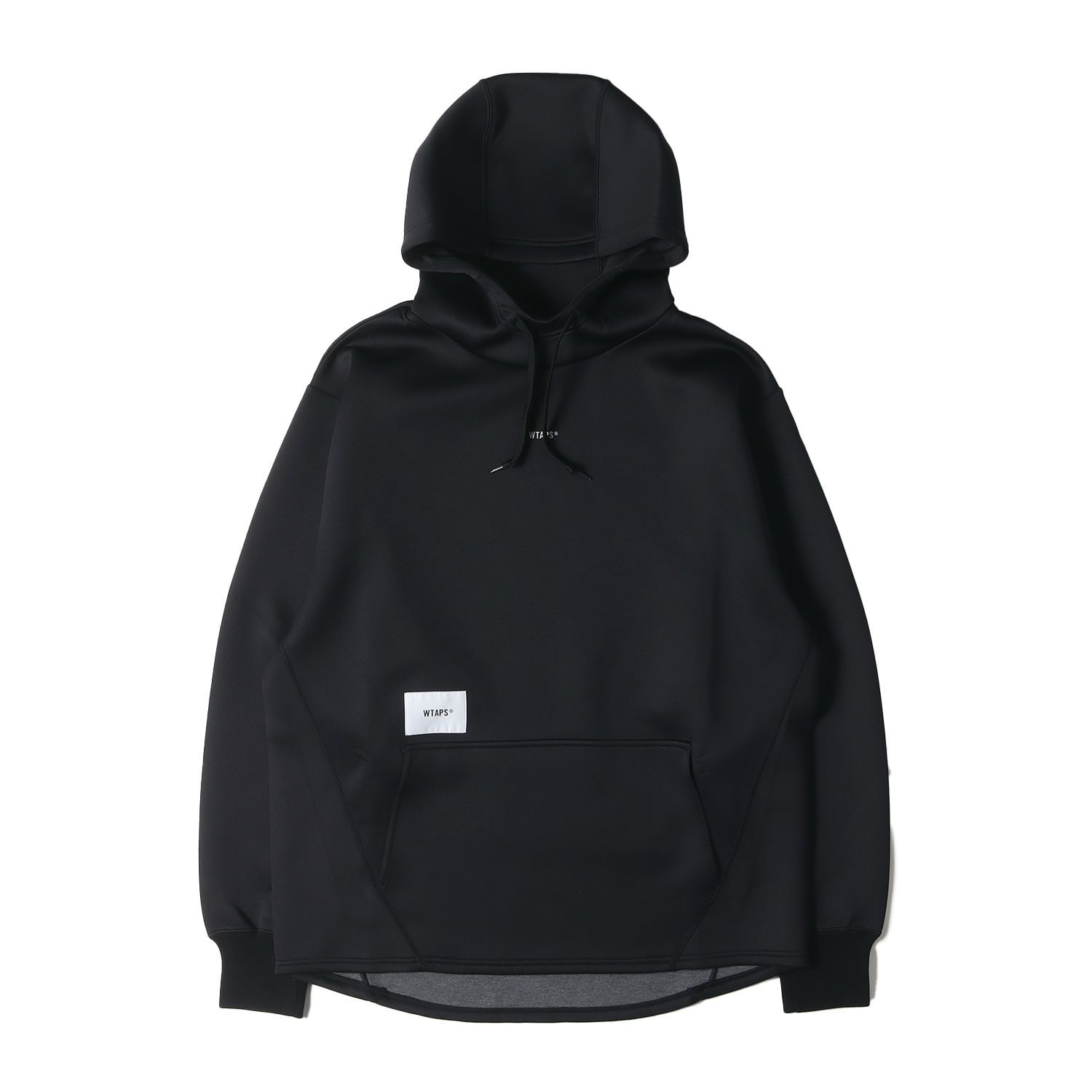 新品 WTAPS ダブルタップス パーカー サイズ:L 23SS ストレッチ テック スウェットパーカー SEAL / HOODY / RAPO. SIGN ブラック 黒 トップス フーディー【メンズ】