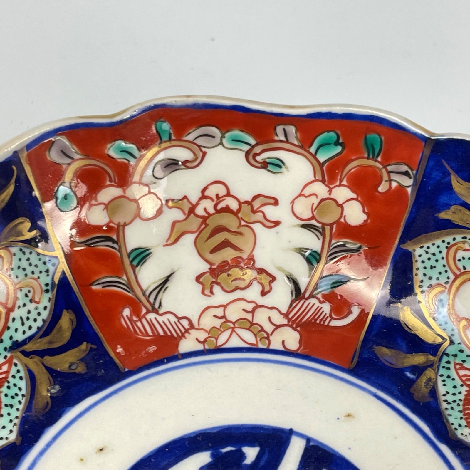 290 錦手 獅子 古伊万里 伊万里焼 骨董 アンティーク 膾皿 5枚