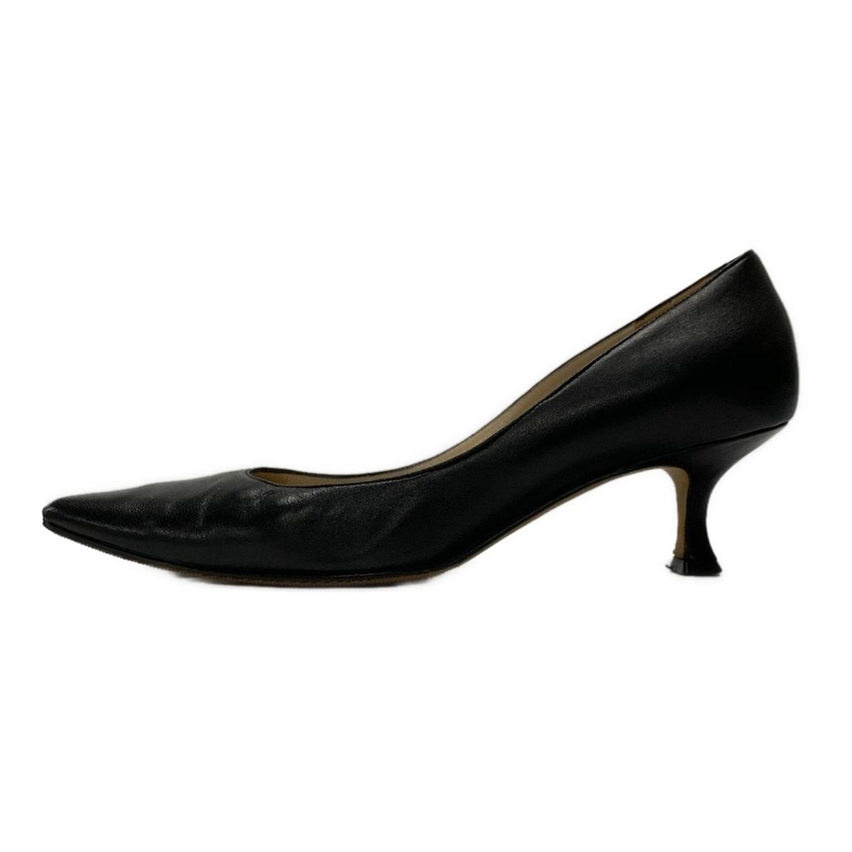 MANOLO BLAHNIK(マノロブラニク) パンプス 37 1/2 レディース - 黒  