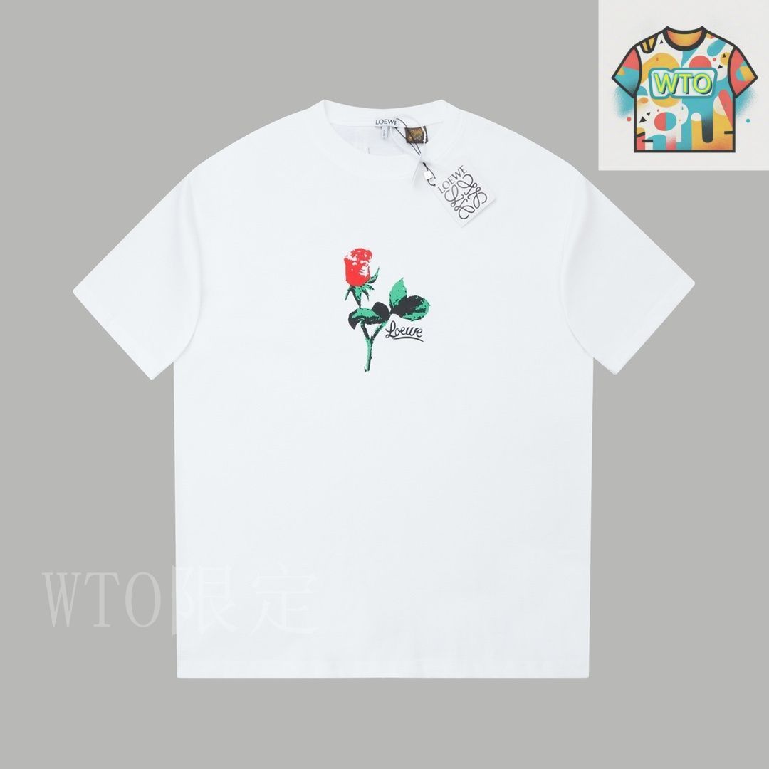 今日特価】LOEWE 25SS Red Rose Print T シャツ-2 - メルカリ