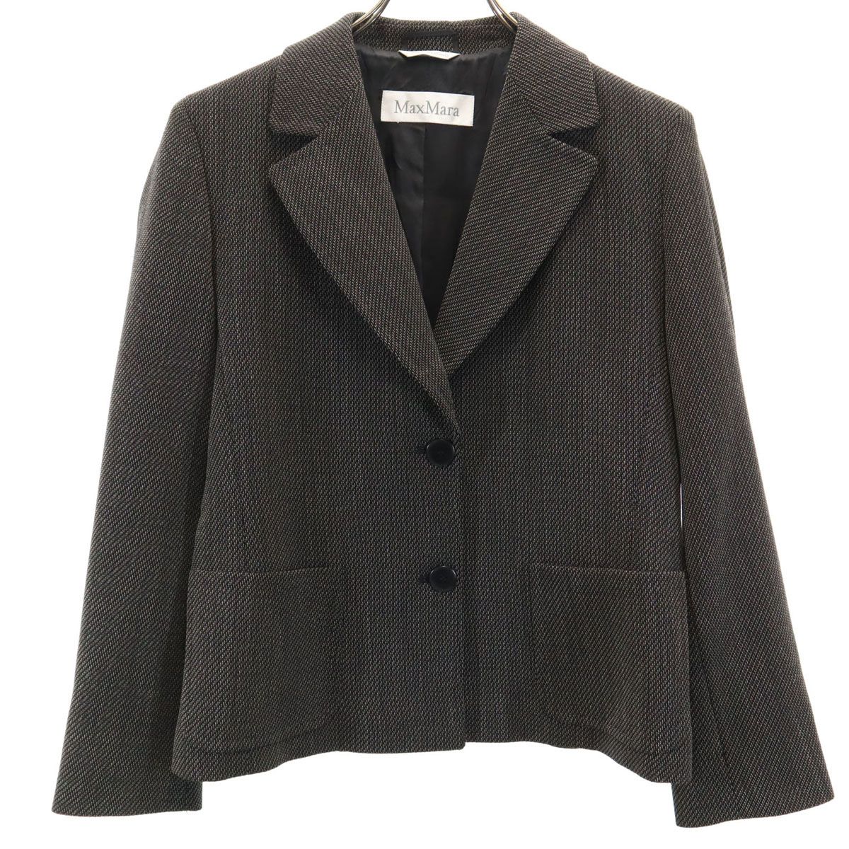 ◇美品◇ MAX MARA テーラードジャケット 千鳥柄 32サイズ