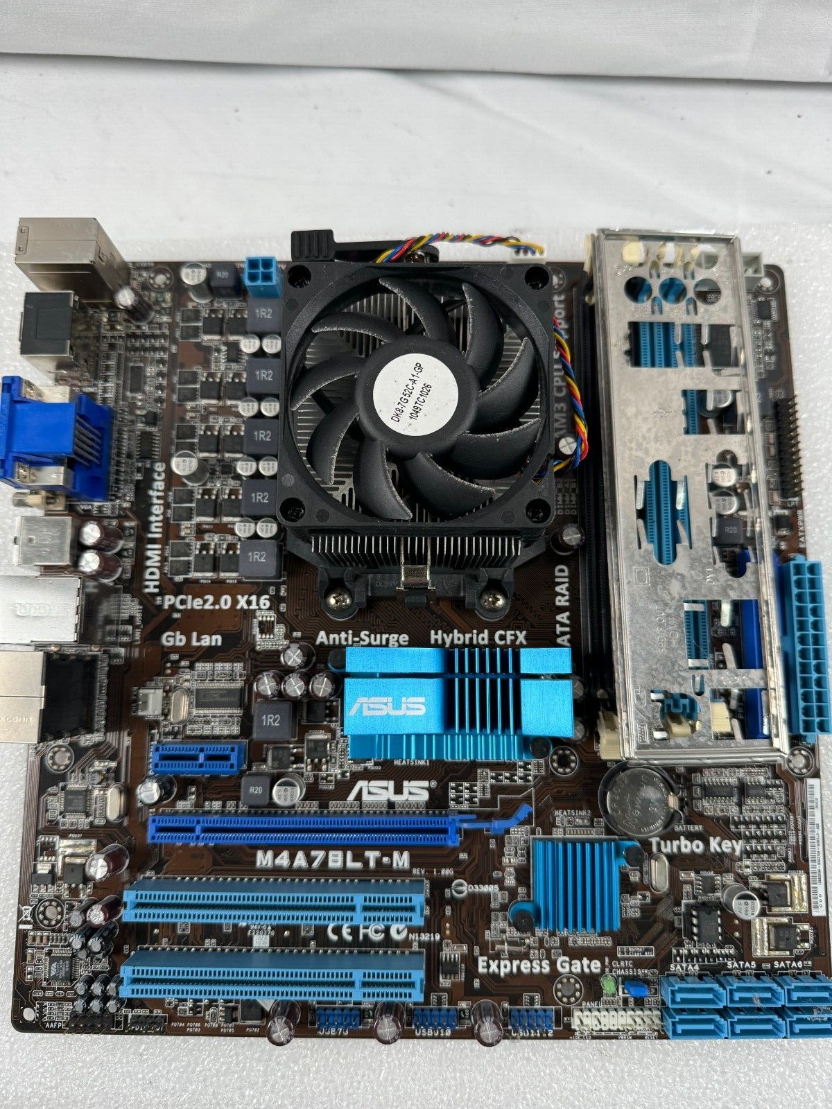 ASUS M4A78LT-M DDR3 マザーボード CPU Athlon II X3 435 クーラー I|O SHIELD