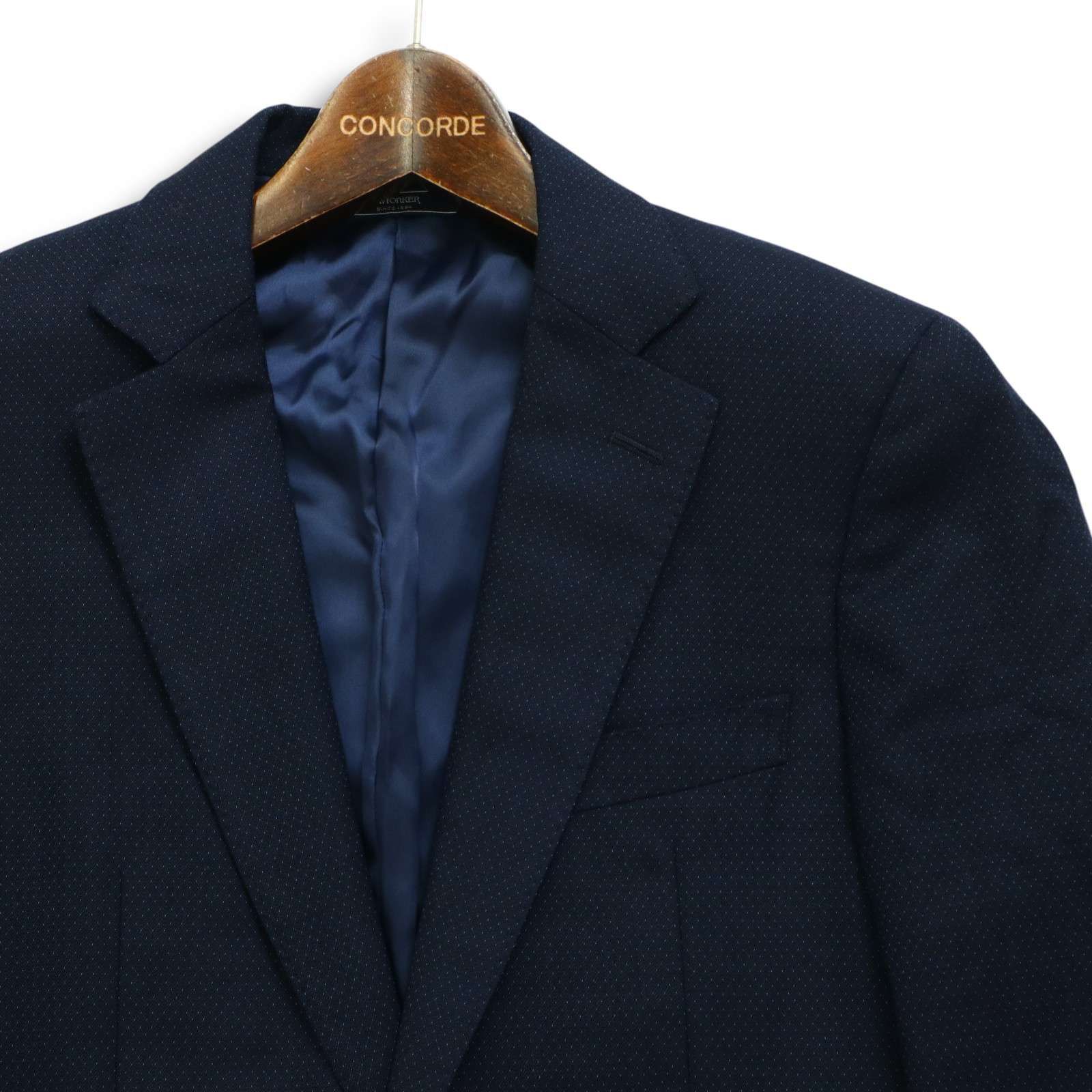 NEWYORKER ニューヨーカー 通年 ウール☆ ドット織柄 アンコン