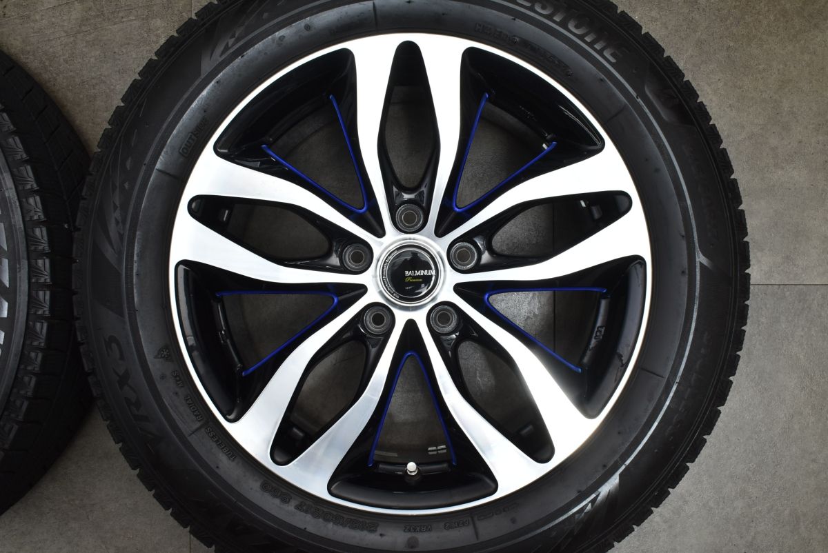 バリ溝 VRX3付 美品】バルミナ DS-P 17in 7J +53 PCD114.3 2022年製 