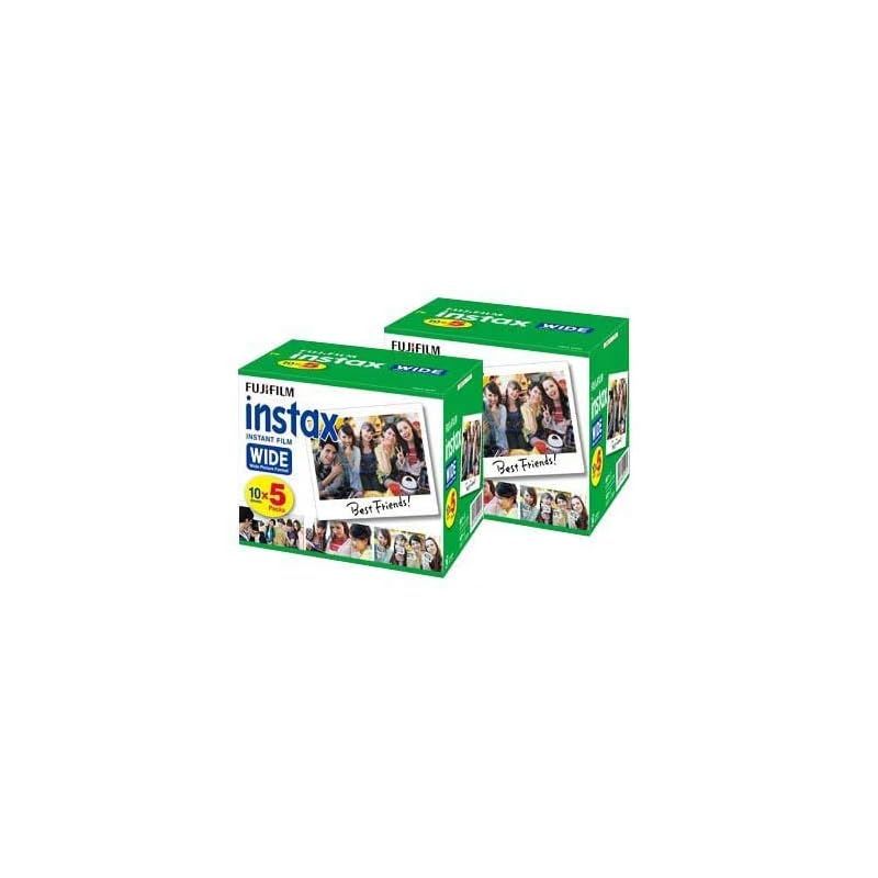 インスタントフイルム instax インスタックス ワイド 5P×2 計100枚 0