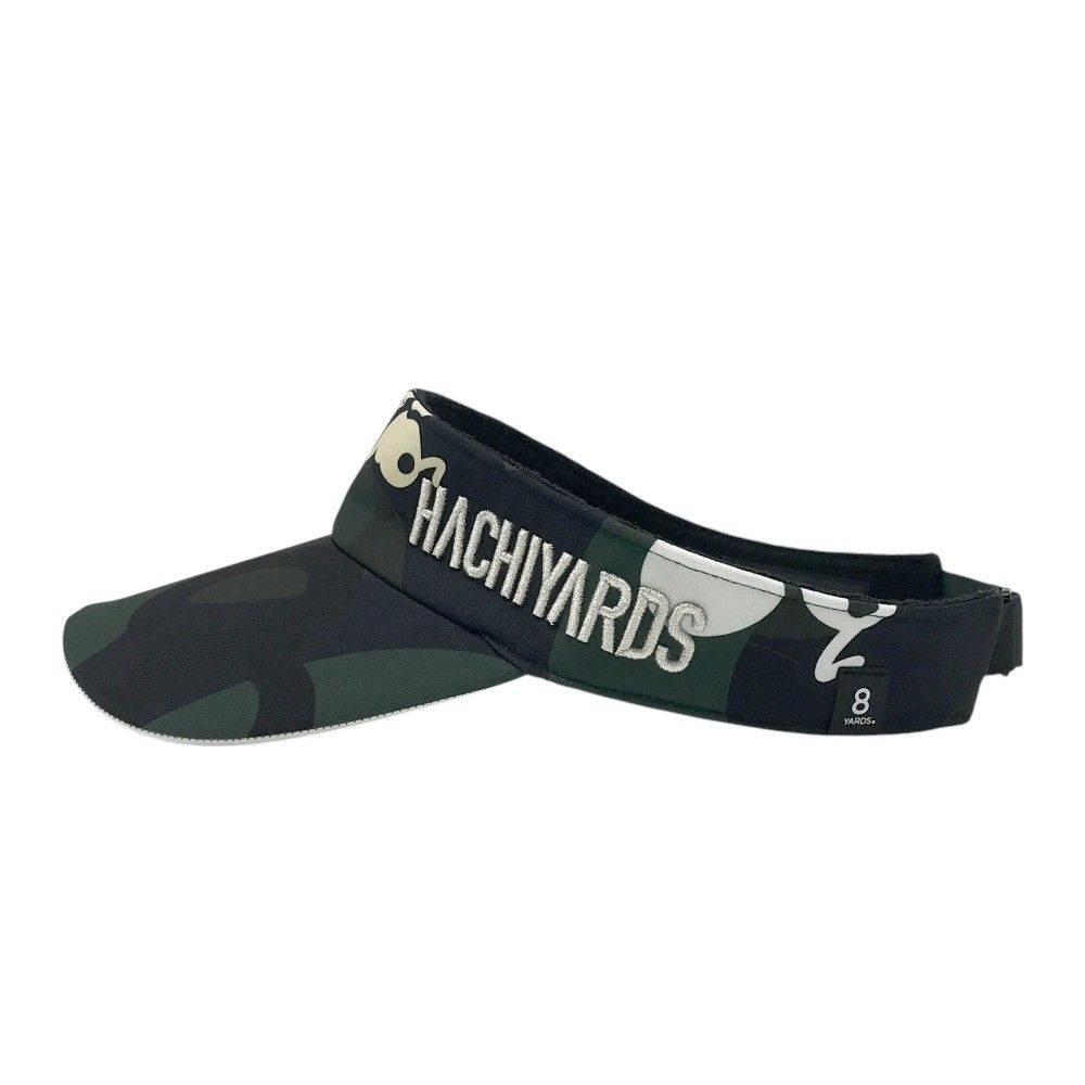 8YARDS ハチヤーズ サンバイザー 総柄 グリーン系 F 240101533439 ゴルフウェア ストスト