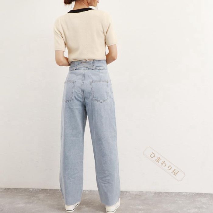 CZLZY] かっこいい デザイン ゆったり ワイドパンツ レディース ガウチョパンツ ハイウエスト 春夏秋 着痩せ カジュアル 楽天市場】ワイドパンツ  レディース 春 夏 涼しい ワイドパンツ きれいめ ガウチョパンツ イージーパンツ ボトムス ロング丈 大きいサイズ 柔らか ... [CZLZY] デニムパンツ ワイドパンツ ストレート ボトムス レディース パンツ ジーンズ デニム ハイウエスト 大きいサイズ