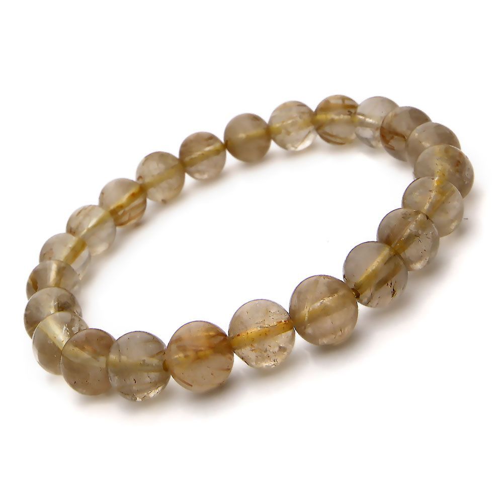 ゴールドルチルクォーツ ルチルクォーツ ブレスレット 8mm パワーストーン ブレスレット メンズ レディース 天然石 数珠 ルチ