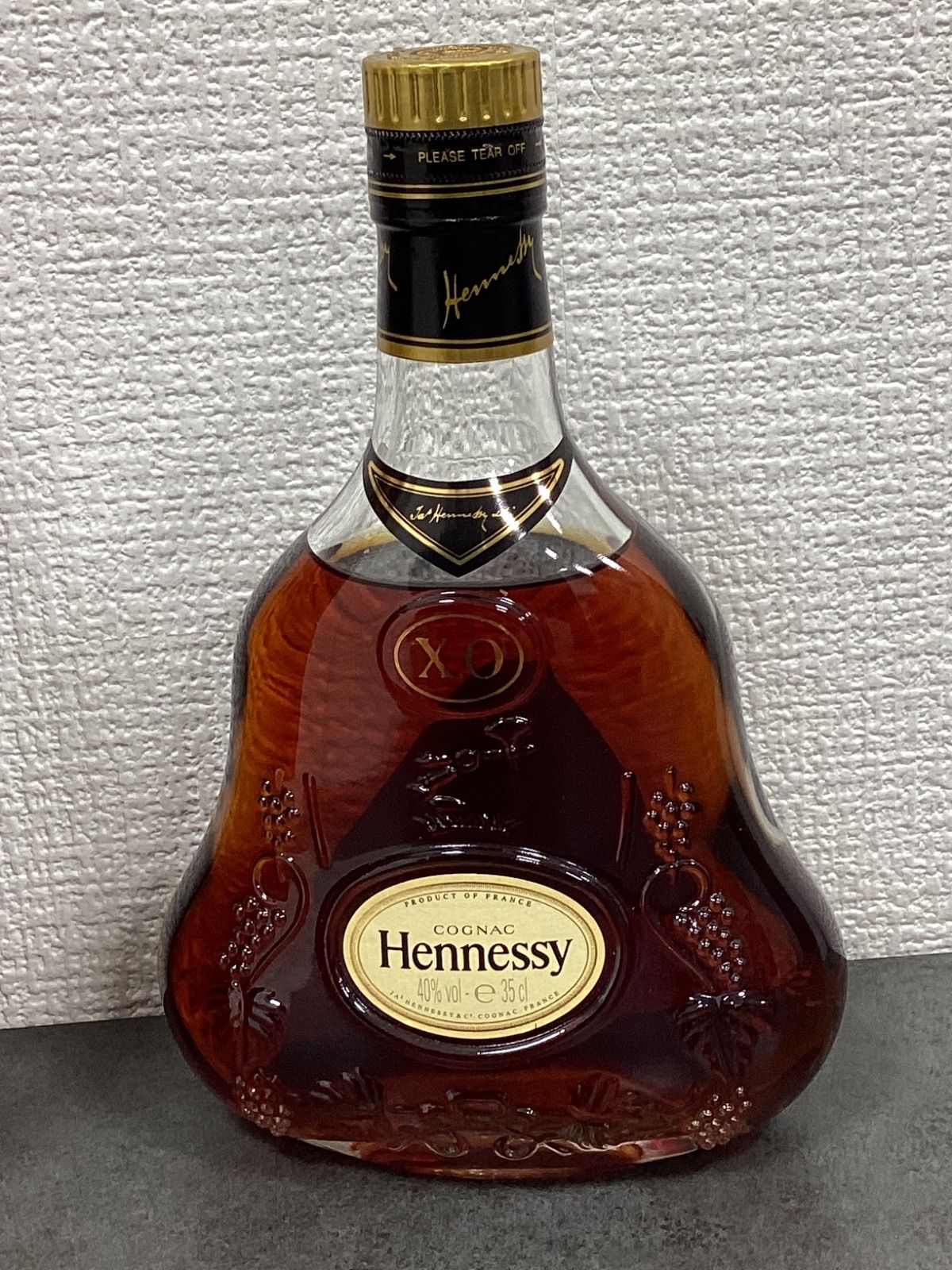 Hennessy /ヘネシー X.O COGNAC 金キャップ 350ml 古酒 箱あり