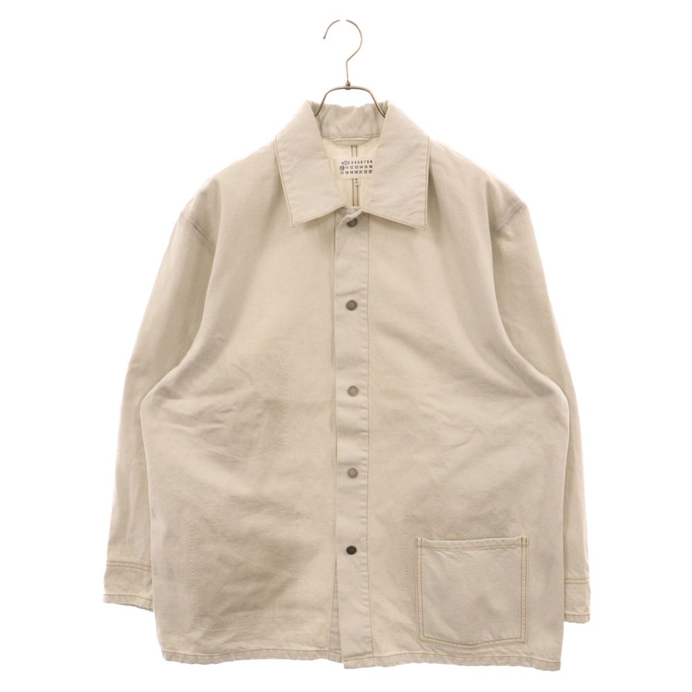 マルジェラ23SS S51AM0486 チョークセルビッジ デニムジャケット Maison Margiela (メゾンマルジェラ) 23SS チョーク セルビッジ デニム