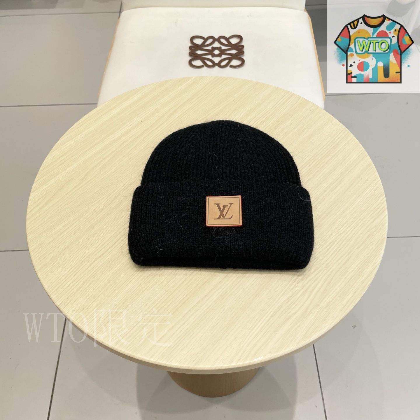 Louis Vuitton ポネコンスタンスニット帽 ベージュ Louis Vuitton ポ