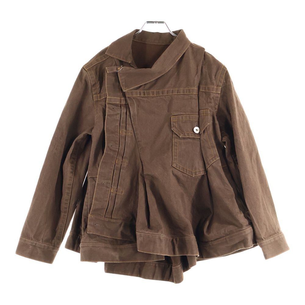 Sacai (サカイ) WOMEN'S ASYMMETRIC DENIM JACKET ウィメンズ