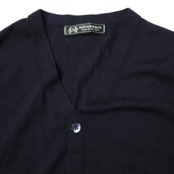 美品　SOVEREIGN　ソブリン　カーディガン　ニット　ハイゲージ　ネイビー 楽天市場】【SALE／60%OFF】UNITED ARROWS ＜SOVEREIGN(ソブリン