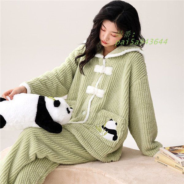 ルームウェア レディース 寝巻き 寝間着 もこもこ フ着る毛布 冬 暖かい パジャマ 長袖 かわいい プレゼント pai5a943644 DECORATOM_COM_BR