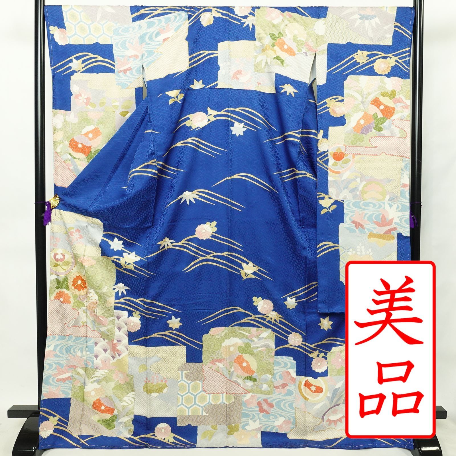 総絞り　金駒刺繍　手染め　振袖　袋帯　重ね衿　半衿　帯締め　しごき　お飾り 総絞り 金駒刺繍 手染め 振袖 袋帯 重ね衿 半衿 帯締め しごき