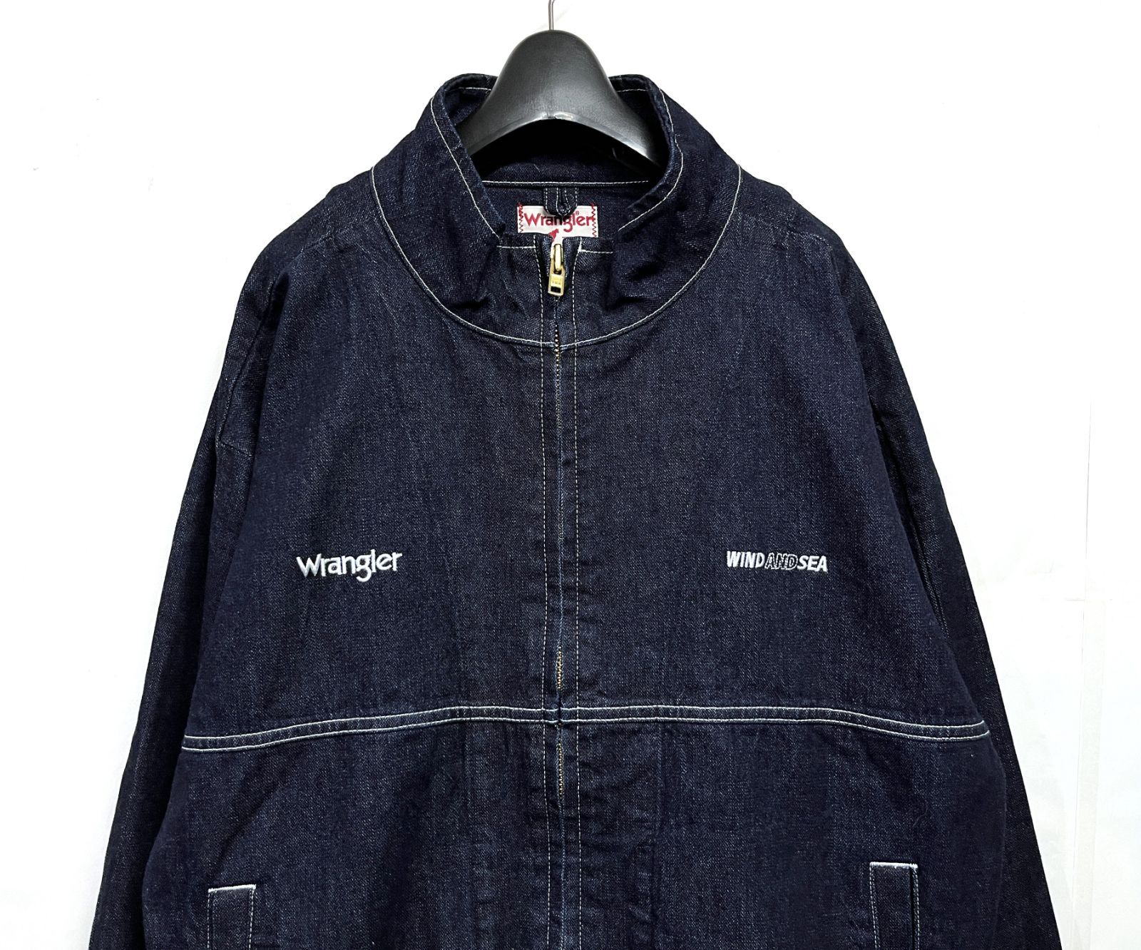 WRANGLER × WDS WIND AND SEA｜ラングラー ウィンダンシー DENIM TRACK JACKET デニムトラックジャケット Gジャン