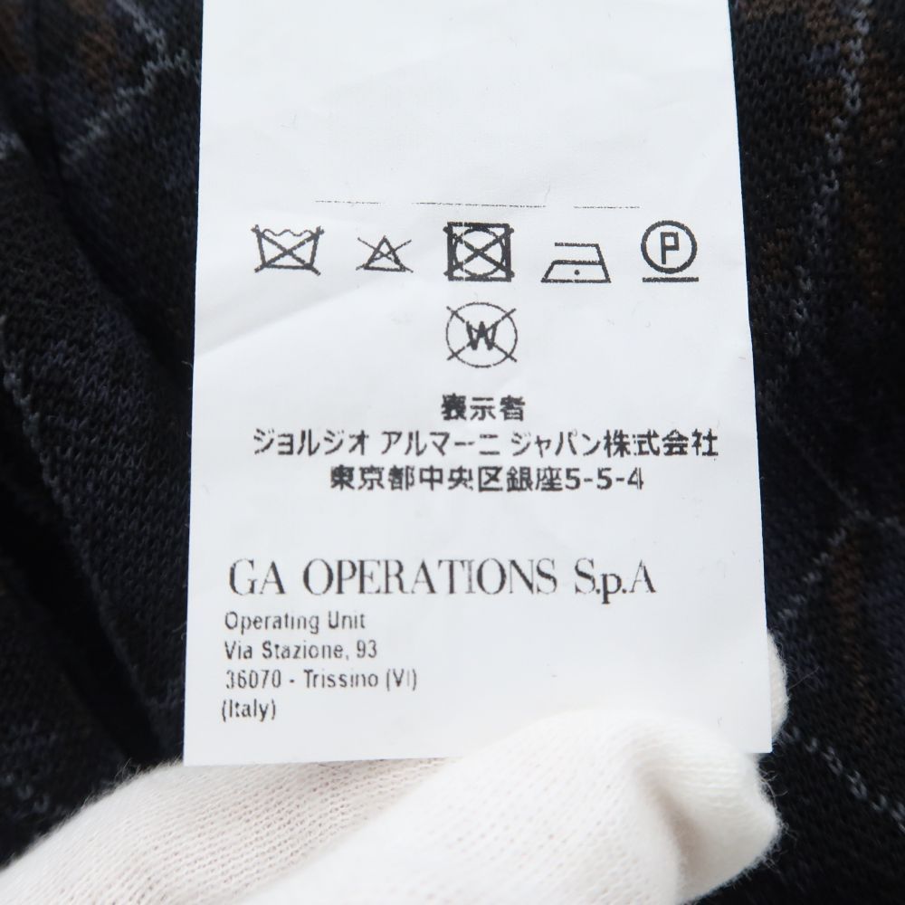 美品 EMPORIO ARMANI アルマーニ 11P330 11228 イージーパンツ 1点 50  