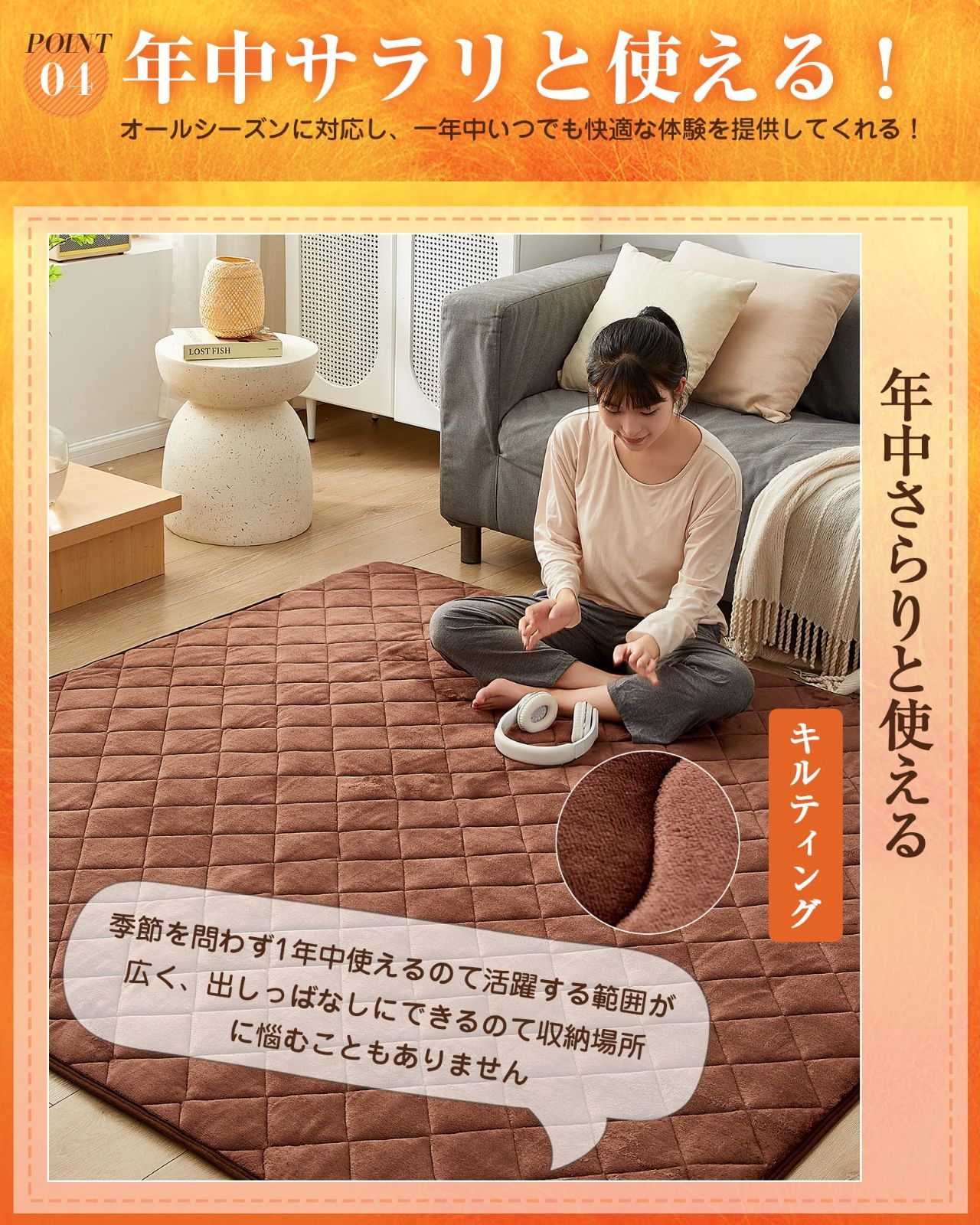 掛け敷きセット こたつ布団 ２点セット 正方形 掛布団185x185cm 敷布団190x190cm 火燵布団セット こたつ布団セット 洗える コタツふとんせっと 厚手 Living あったか マイクロファイバー 静電気防止 VK 毛抜けない ブ NEXPOTALLINN_EU