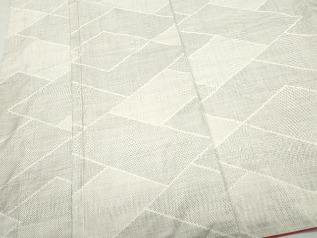 平和屋着物○本場大島紬 白大島 160亀甲 吉祥文 高島屋扱い 正絹 逸品