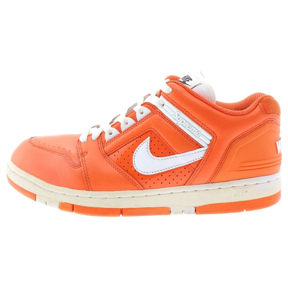 SUPREME (シュプリーム) ×NIKE SB AIR FORCE 2 LOW AA0871-818 ナイキ エアフォース2 ローカットスニーカー オレンジ US8/26cm