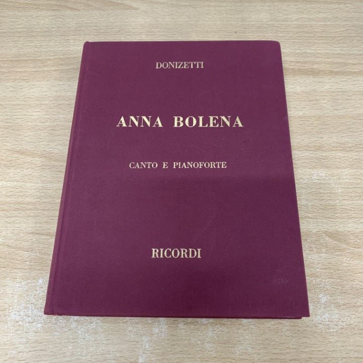 ○01)【同梱不可】Donizetti/Anna Bolena/RICORDI/ドニゼッティ