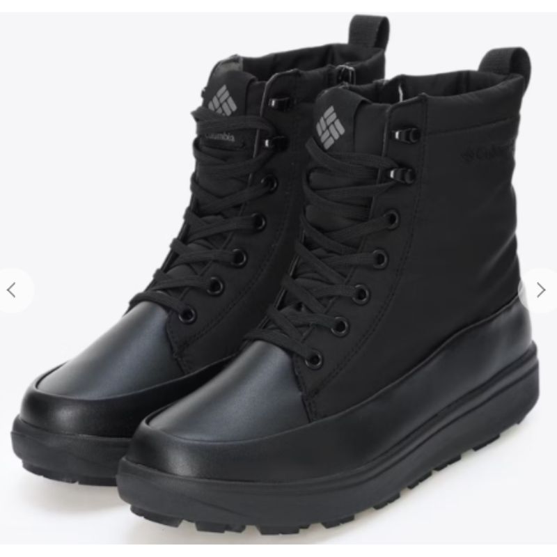 ムラスポ公式 COLUMBIA コロンビア SUPLANDⅢ DIVA LACE WP OH INFINITY サップランド ディーヴァ YL9101 010 ブラック レディース 防水防寒防滑シューズ オムニヒート ビブラム