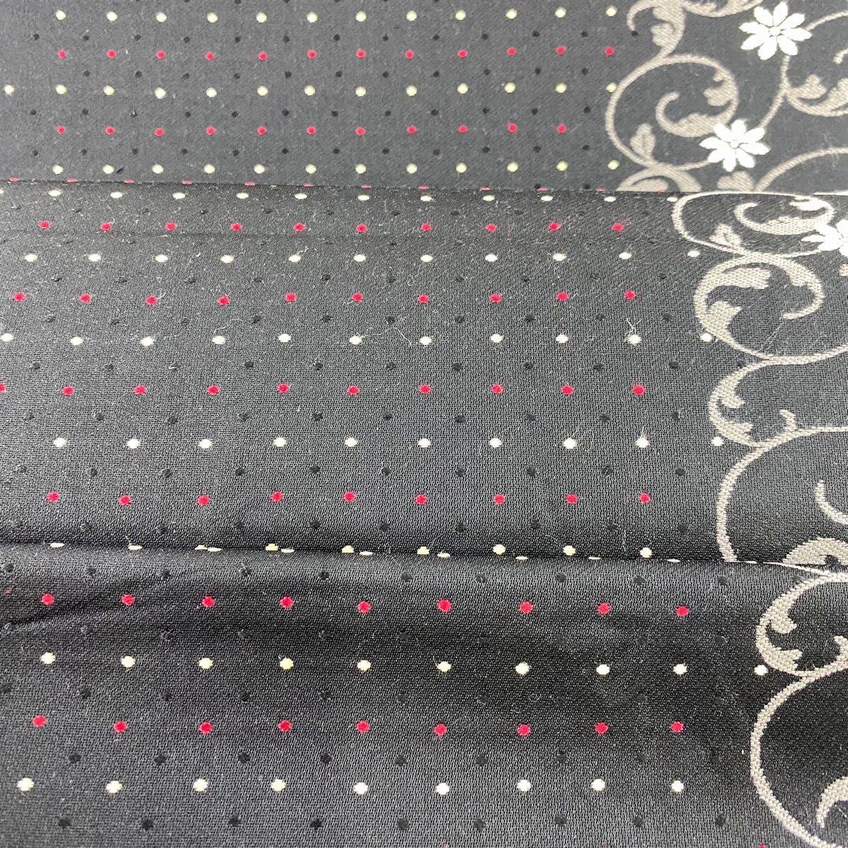 名古屋帯　夏帯　黒　唐草文様　美品 クーポンご利用で最大10％OFF!《値下げ！》 夏帯 名古屋