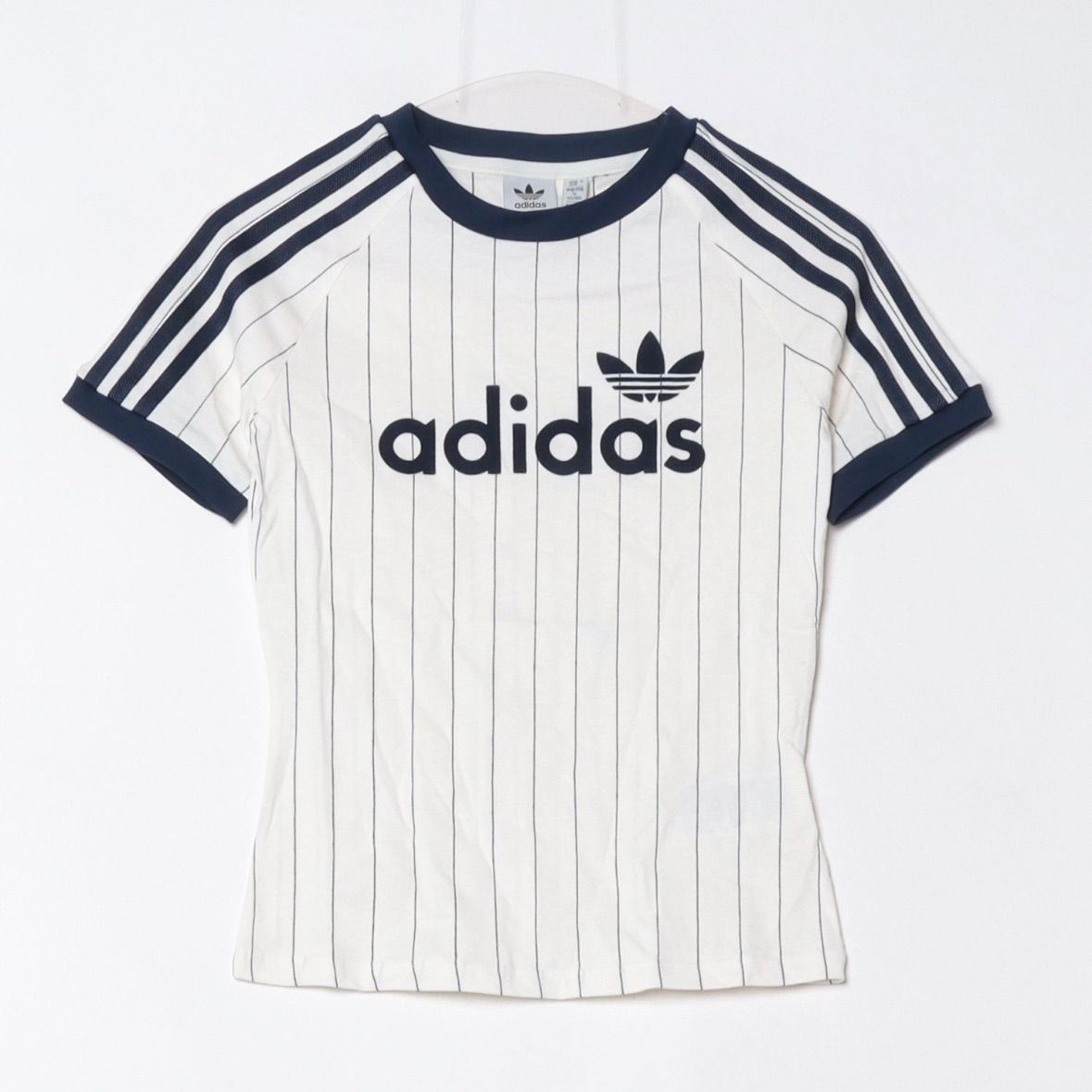 希少XL⭐️adidas リニア グラフィック カリTシャツ ホワイト×ネイビー 新品S⭐️adidas リニア グラフィック カリTシャツ ホワイト