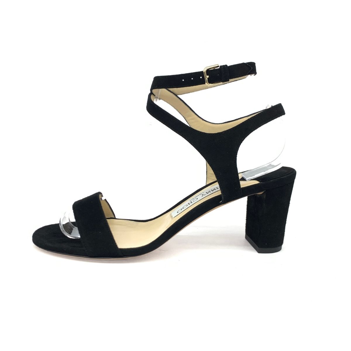 ジミーチュウ　スエードパンプス JIMMY CHOO/pumps/suède/navy/ladies/ジミーチュウ/パンプス