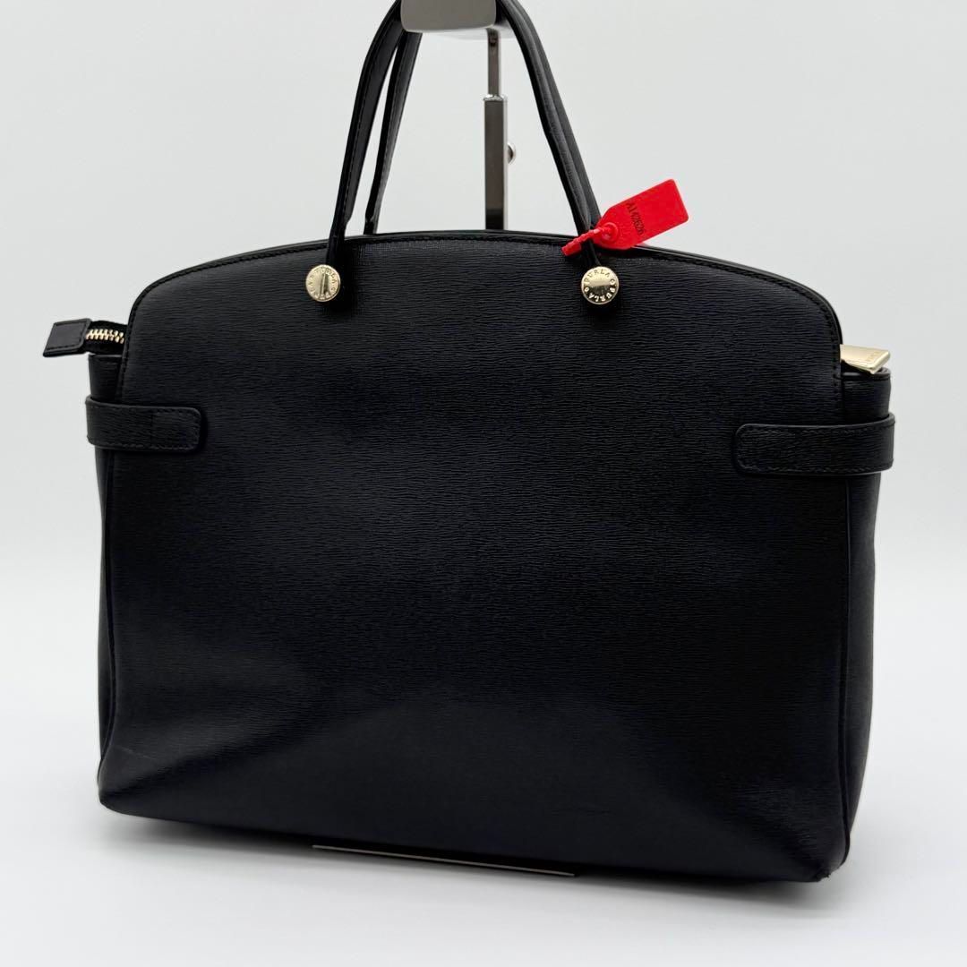 【美品】FURLA agata ハンドバッグ 2way ショルダーバッグ 黒色 美品】FURLA agata ハンドバッグ 2way ショルダーバッグ 黒色
