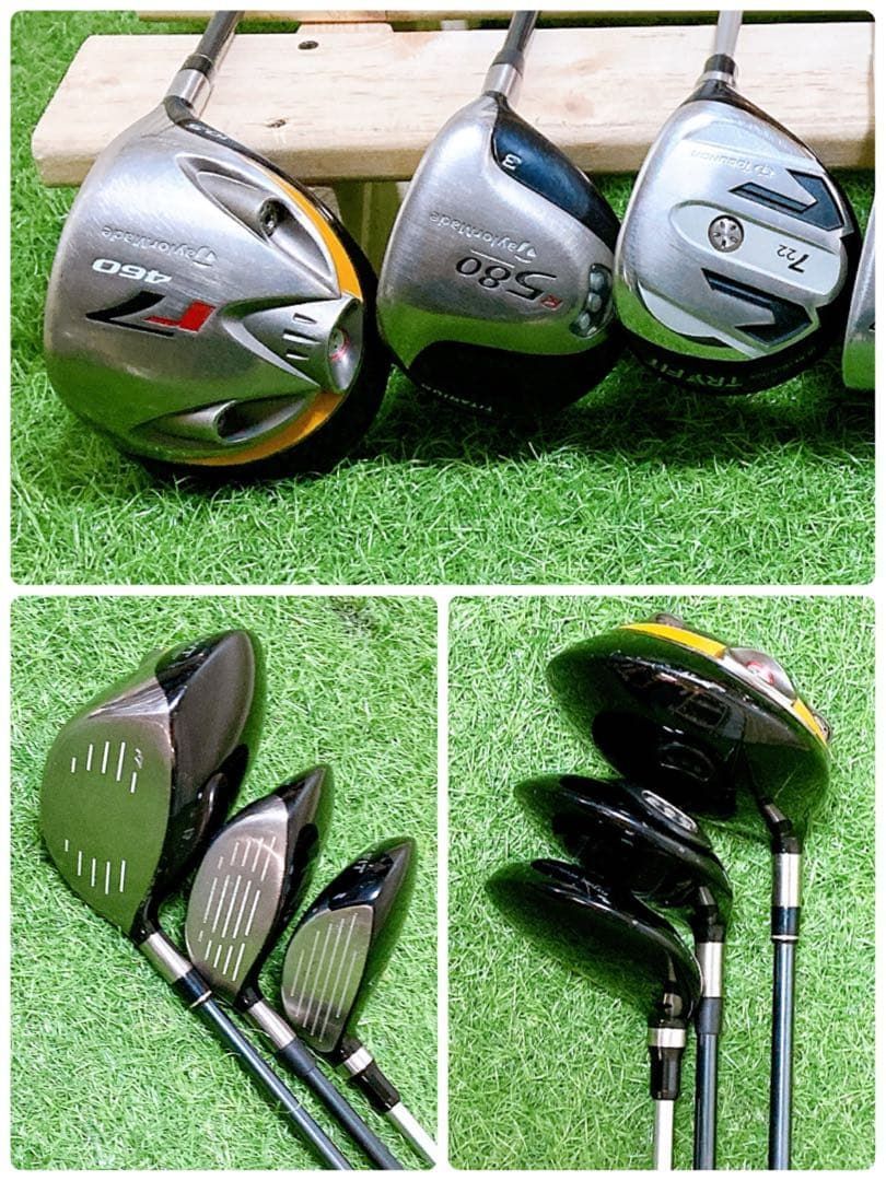M6.テーラーメイド 初心者オススメ ゴルフクラブ メンズセット 12本