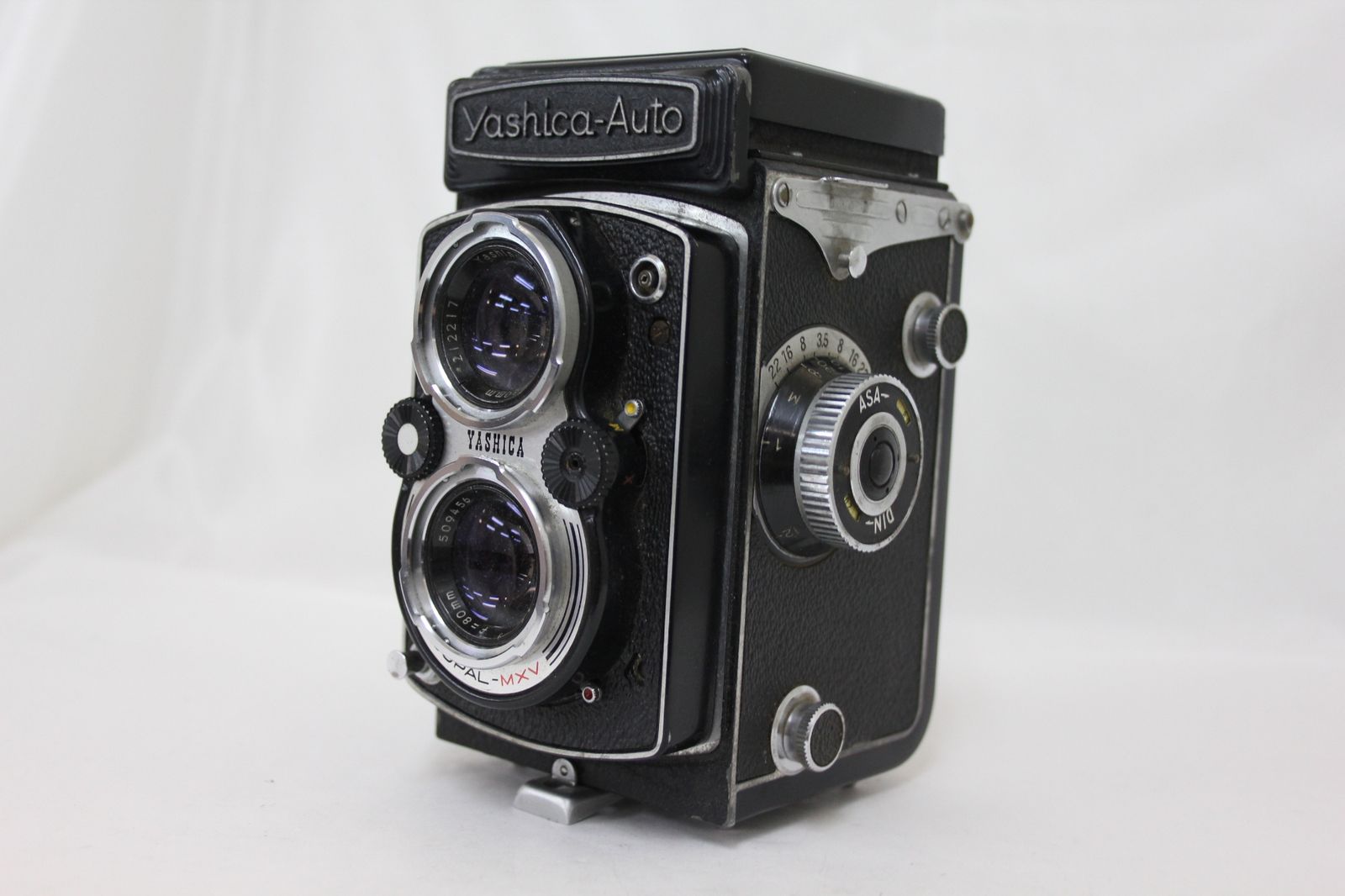 返品保証 ヤシカ Yashica-Auto Yashinon 80mm F3.5 二眼カメラ e49