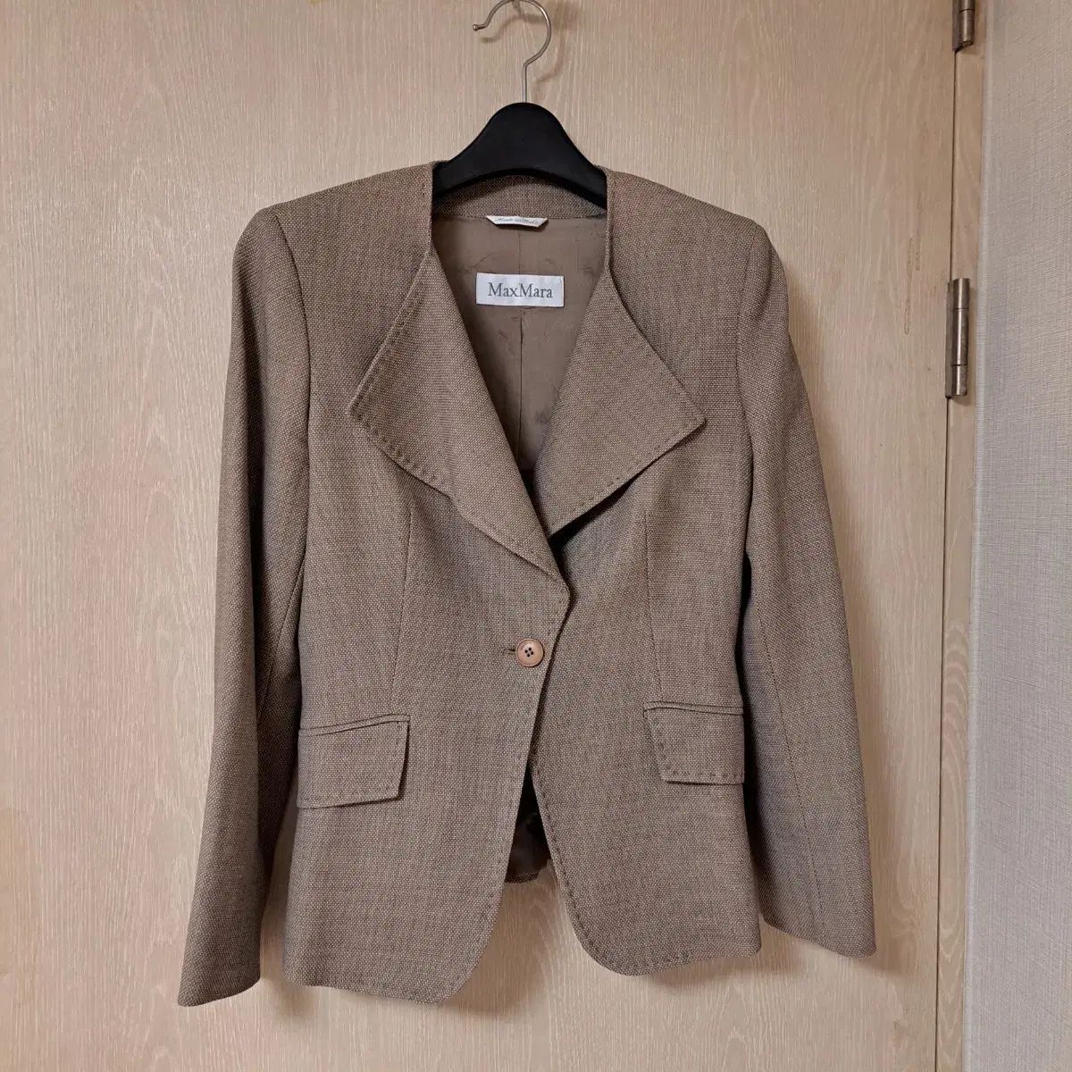 MAX MARA マックスマーラ 茶色 スーツ ジャケットサイズ M