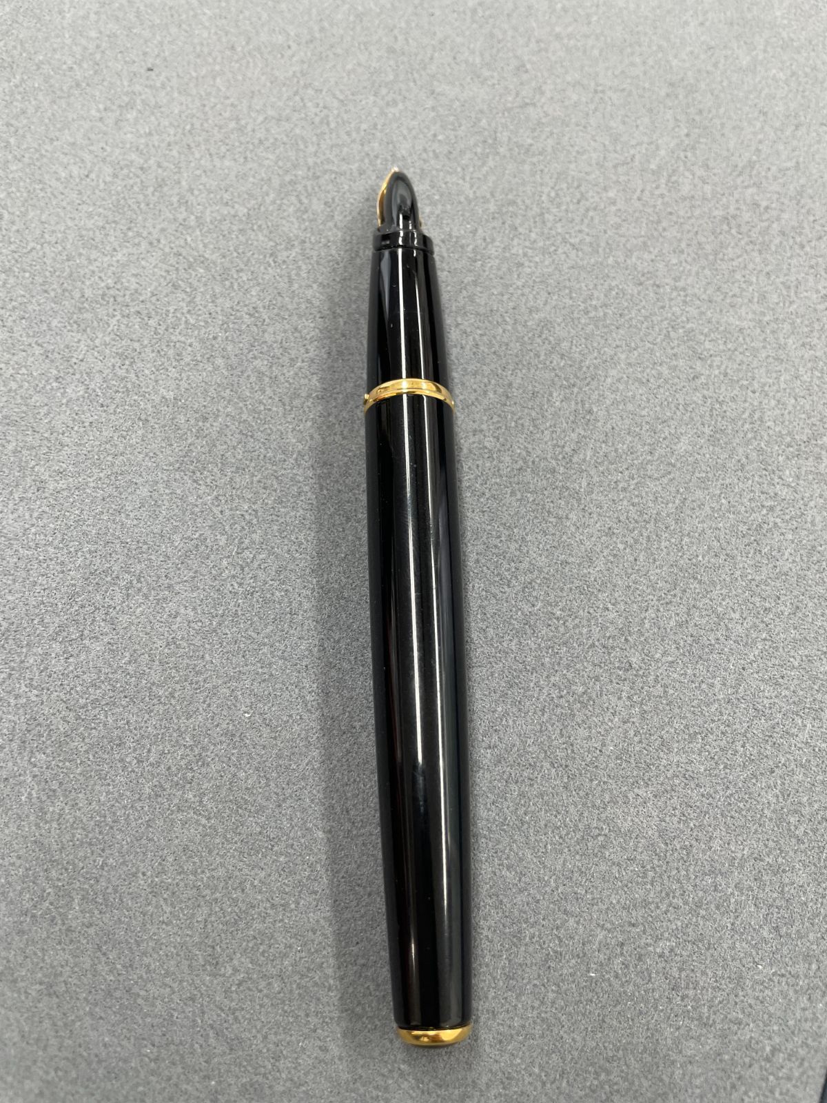 PARKER パーカー デュオフォールド モザイク 万年筆 ペン先K18 黒系