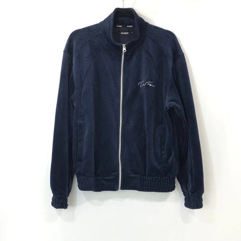 姫路東店 X-LARGE | エクストララージ ×DexFilmz セットアップ VELOR TRACK JACKET|PANTS 101233021018|101233031030 ネイビー サイズ M 95