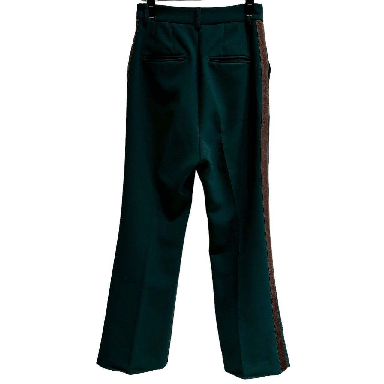 MUSE de Deuxieme Classe ライン パンツ グリーン 34