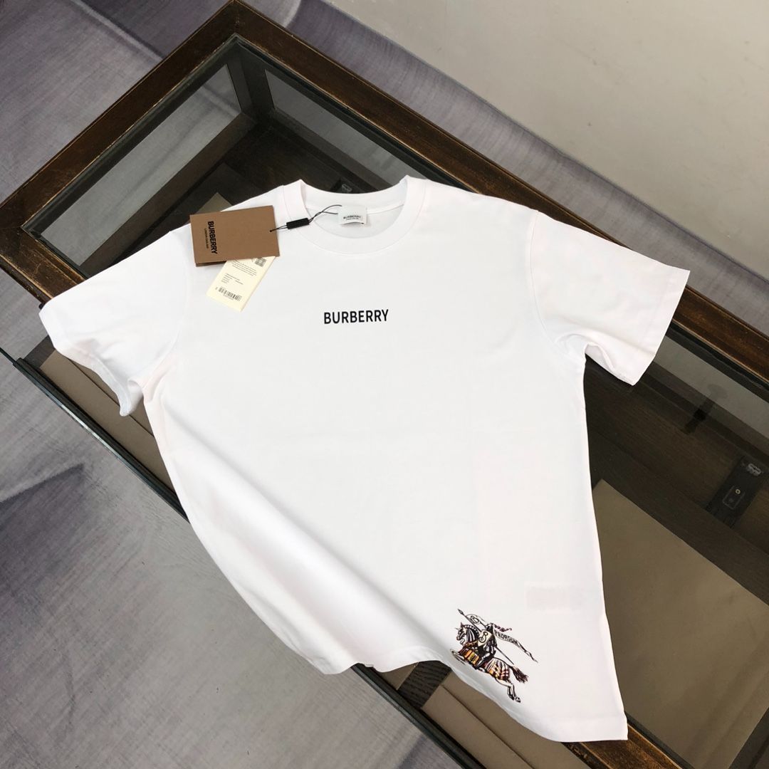 Burberry 春夏 戦馬騎士プリントTシャツ |