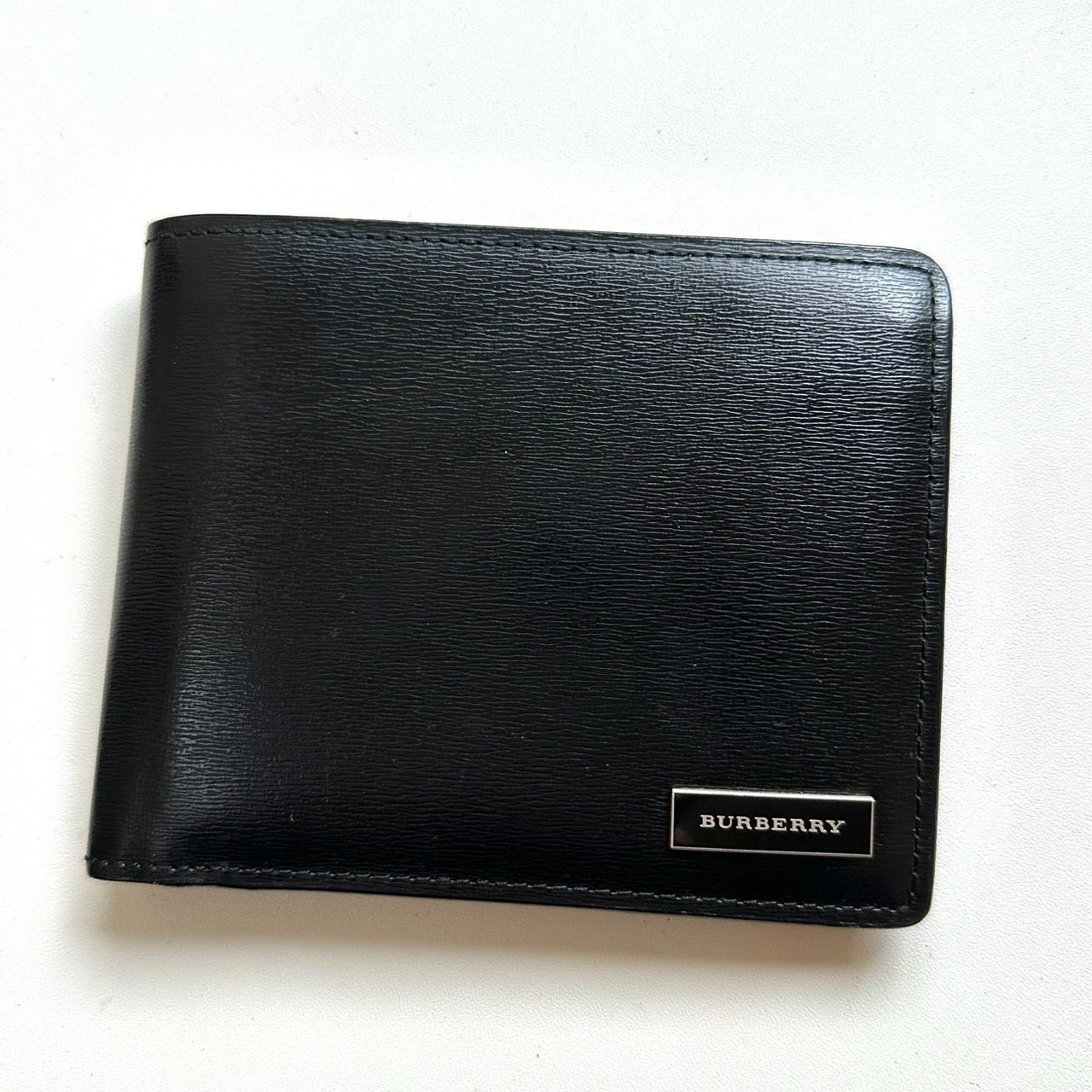 バーバリー BUBERRY 二つ折り財布 ブラック ノバチェック