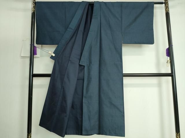 平和屋着物□男性 本場大島紬 アンサンブル 100亀甲 総詰め 正絹 逸品  